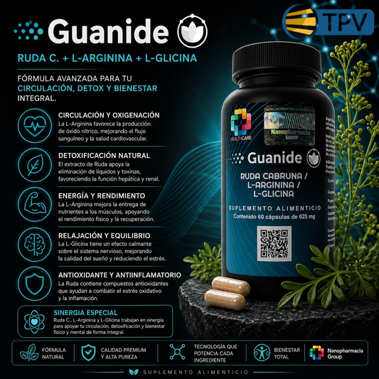Guanide - Ruda Cabruna, L-Arginina, L-Glicina 60cps
