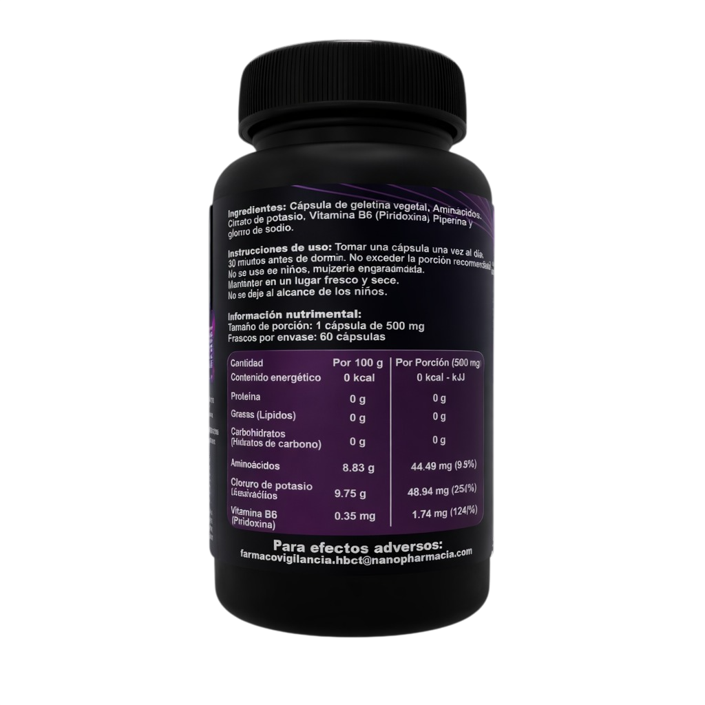 LISITEA - suplemento alimenticio con aminoácidos-Cloruro de Potasio-Vitamina B&