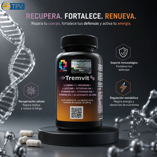 Tremvit - L- Arginina, Vitamina B12, Vitamina D3