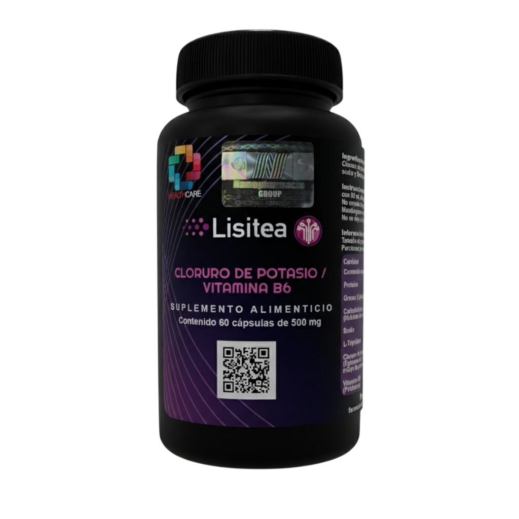 LISITEA - suplemento alimenticio con aminoácidos-Cloruro de Potasio-Vitamina B6
