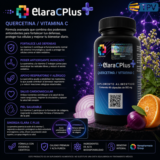 Elara C Plus - Quercetina, Vitamina C