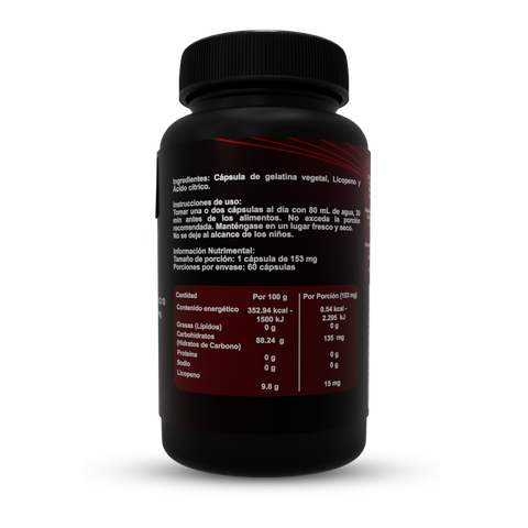  Capsulas Licopeno y ácido cítrico